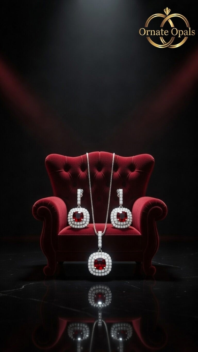 Royal Halo Luxe Jewelry Set