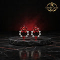 Royal Blossom Crystal Earrings