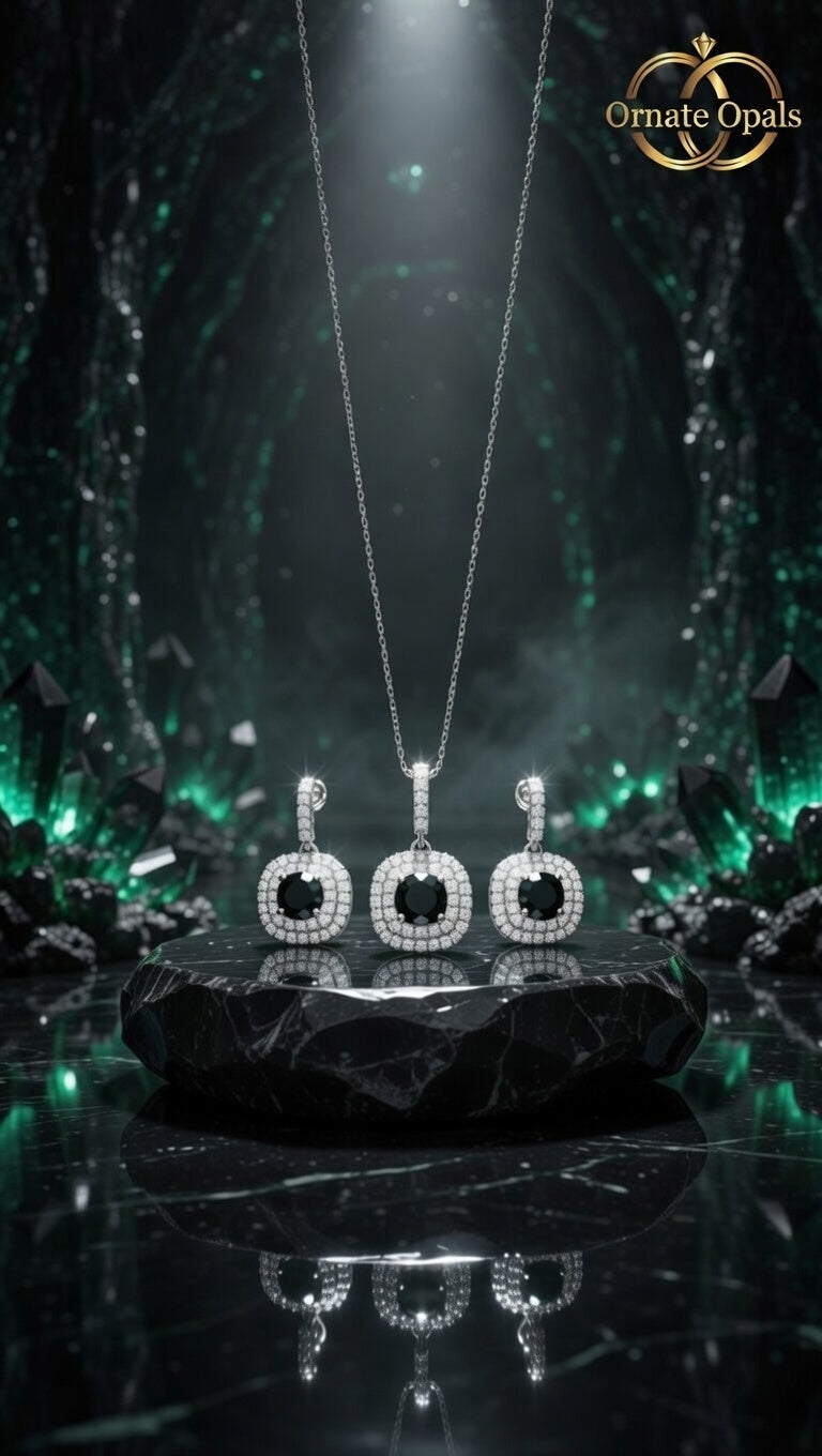 Royal Halo Luxe Jewelry Set