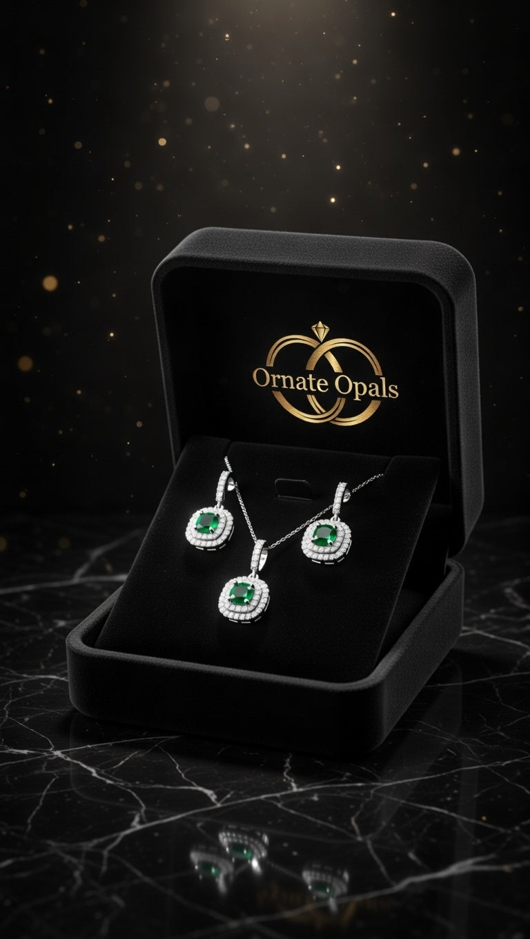 Royal Halo Luxe Jewelry Set