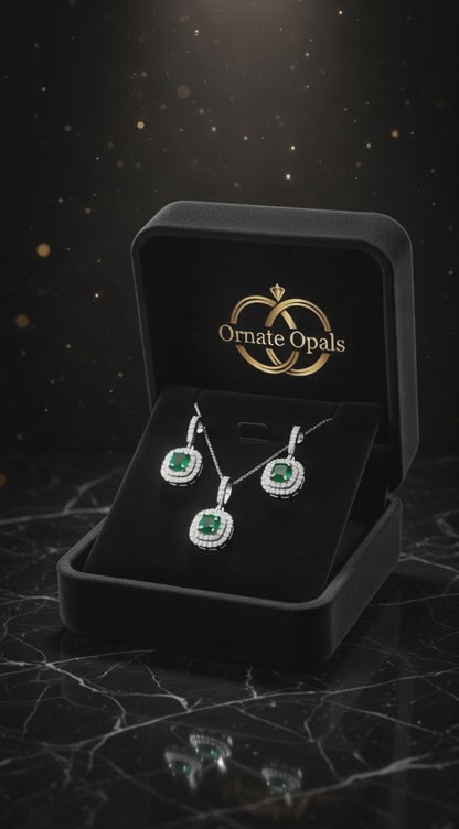 Royal Halo Luxe Jewelry Set